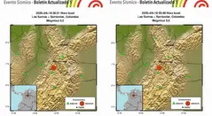 Temblores en Colombia HOY 18 de abril