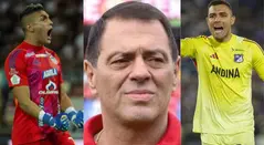 Santiago Mele, Tulio Gómez y Álvaro Montero