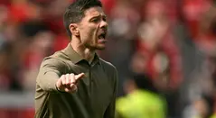 Xabi Alonso, entrenador del Bayer Leverkusen