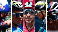 Ciclistas colombianos en el Giro de Italia 2025