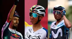 Giro de Italia 2025; etapa 1: colombianos en la clasificación general