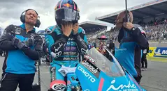 David Alonso volvió a destacar en Moto2: posición en el GP de Francia