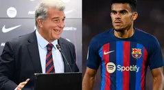 Barcelona va de frente por Luis Díaz: Laporta confirmó decisión clave