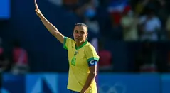 Marta con la selección de Brasil