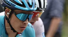 Miguel Ángel López con Astana