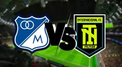 Así podrá ver en vivo el partido entre Millonarios e Internacional por la Liga BetPlay Femenina