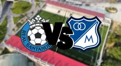 Real Santander vs Millonarios, Liga Betplay Femenina