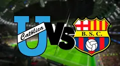 Así podrá ver en vivo el partido entre U. Católica vs Barcelona SC por la fecha 12 de la Serie A de Ecuador. 