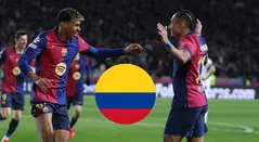 Barcelona ficharía un colombiano como competencia de Raphinha y Yamal