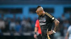 Arturo Vidal con Colo Colo de Chile en Libertadores