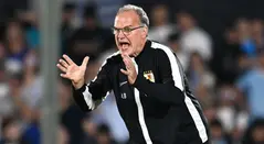 Marcelo Bielsa, técnico de Uruguay en la Eliminatoria