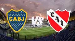 Boca Juniors e Independiente se enfrentan por la liga argentina 2025