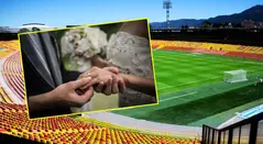 Matrimonio en el estadio El Campín