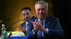 Carlo Ancelotti fue presentado como técnico de Brasil