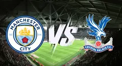 Escudos Crystal Palace vs Manchester City