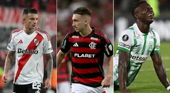 River Plate, Flamengo y Atlético Nacional