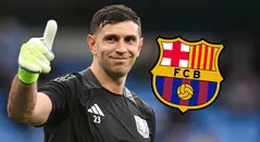 Dibu Martínez, futbolista argentino