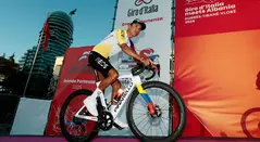 Egan Bernal, figura colombiana en el Giro de Italia