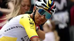 Egan Bernal en la etapa 13 del Giro de Italia 2025