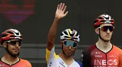 Egan Bernal en la etapa 9 del Giro de Italia