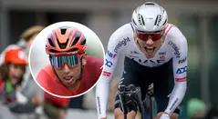 Egan Bernal y Juan Ayuso, ciclistas