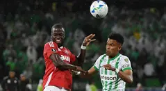 Enner Valencia salió lesionado en el partido entre Inter vs Nacional