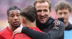 Harry Kane campeón con el Bayern Múnich en la Bundesliga