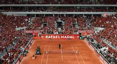 Homenaje Rafael Nadal en el torneo de Roland Garros 