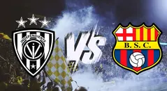 Escudos  Independiente del Valle vs Barcelona