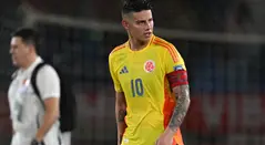 James Rodríguez con la Selección Colombia en Eliminatorias
