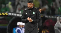 Javier Gandolfi, director técnico de Atlético Nacional en la Liga BetPlay
