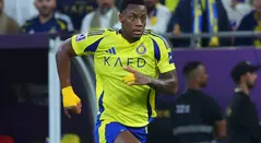 Jhon Jáder Durán con el Al Nassr en la Champions Asiática