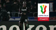 Jhon Lucumí, campeón de la Copa Italia