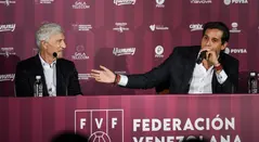 José Néstor Pékerman con la selección de Venezuela