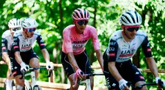 Juan Ayuso, líder del Giro de Italia etapa 18