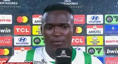 Kevin Viveros se desahogó tras la victoria de Nacional en la Copa Libertadores