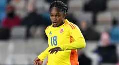 Linda Caicedo con la selección Colombia