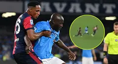Yerry Mina y Lukaku