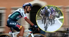 Ataque de Daniel Martínez en el Giro de Italia 2025