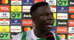 Marino Hinestroza habló tras la victoria de Nacional en Copa Libertadores 