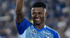 Néiser Villarreal con Millonarios