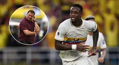 Néstor Lorenzo y Jhon Durán en Selección Colombia