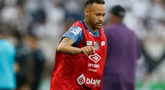 Neymar con el Santos en la Copa do Brasil