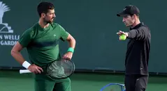 Novak Djokovic y Andy Murray, equipo de tenis