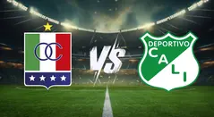 Once Caldas y Deportivo Cali se enfrentan por la Liga BetPlay 2025-I