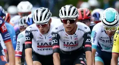 Juan Ayuso e Isaac del Toro en el Giro de Italia