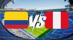 Bnaderas Colombia vs Perú