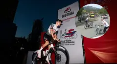 Juan Ayuso tuvo daño mecánico en el Giro de Italia