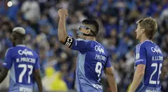 Radamel Falcao calienta el clásico ante Santa Fe 