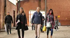 ministra del Deporte en la Unidad Deportiva El Salitre